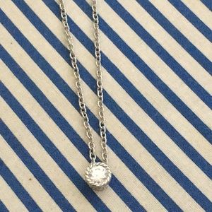 Judith Ripka Diamonique pendant necklace